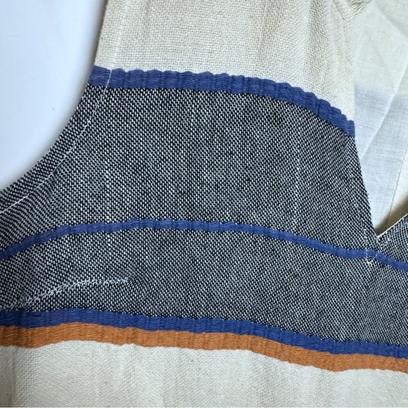 Anthropologie Holding Horses Fringed Striped Tunic Dress Sz 10 - Picture 10 of 16